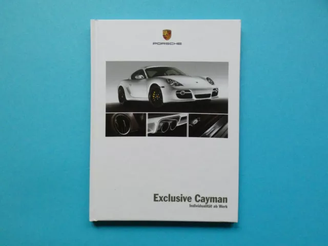 Prospekt / Buch / Katalog / Brochure Porsche Cayman (987c) Exclusive - 06/07