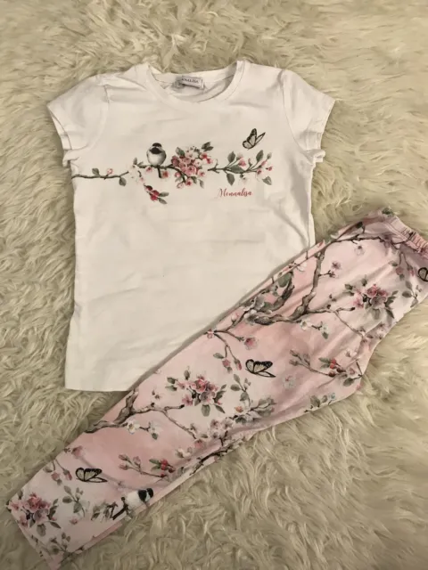 Monnalisa Outfit leggings and top  Set Age 9 Years