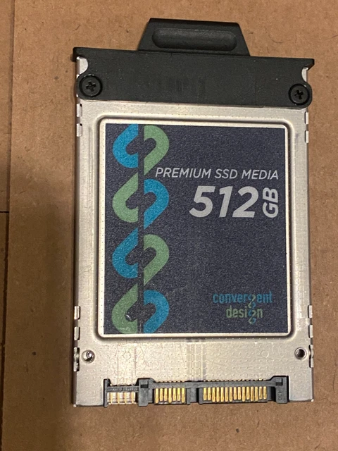 Convergent Design 512GB SSD Card for Odyssey 7Q 7 7Q+ Apollo Video Recorder