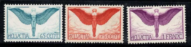 Schweiz 1924 Mi. 189-191 Postfrisch 100% Flugpost Engel