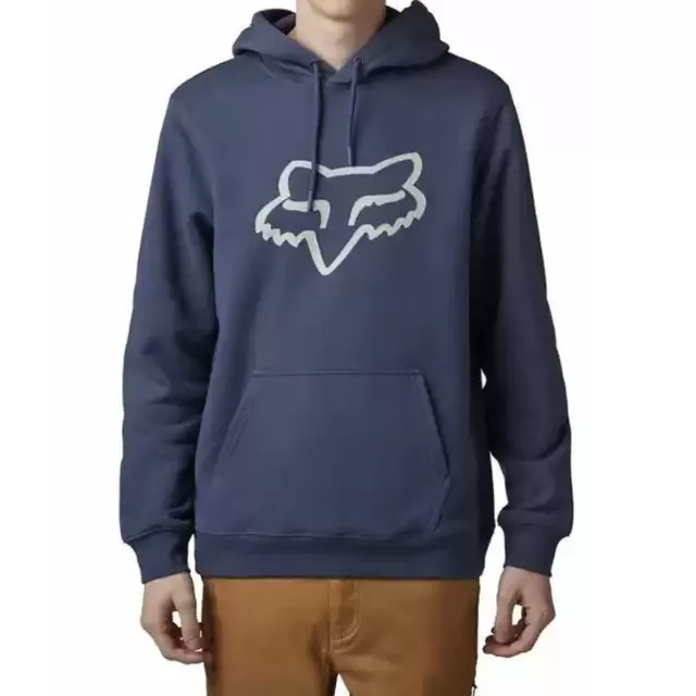 Fox Racing Men's Legacy Foxhead Deep Cobalt Long Sleeve Pullover Hoodie Cloth