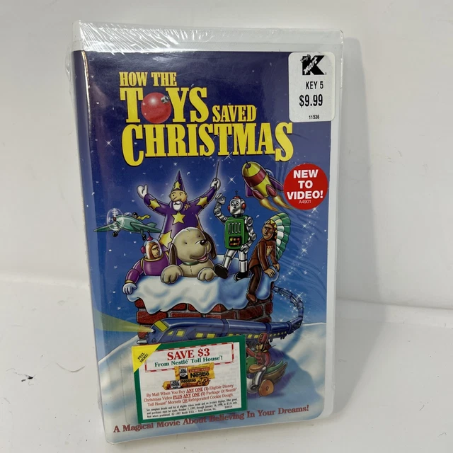 HOW THE TOYS Saved Christmas VHS Tape Clamshell New Buena Vista Home