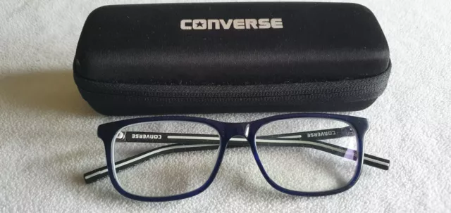 Converse Teen 4 black/blue glasses frames. With case.