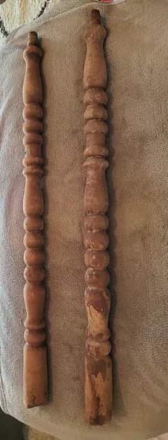 Vintage Matching Salvage Spindles Balusters Porch Post Architectural Salvage  ~2