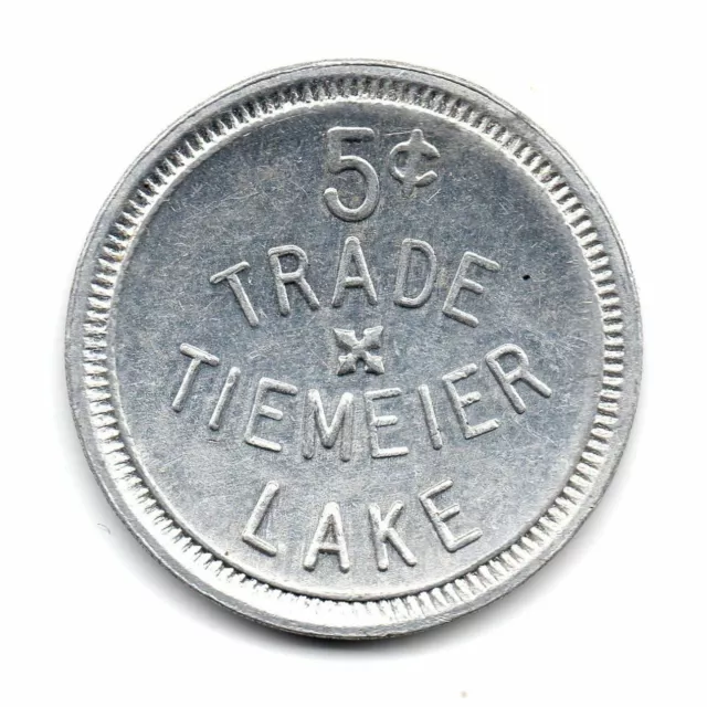 Timeier Lake • 5¢ Trade • Silver Grove, Kentucky • Tc-44293