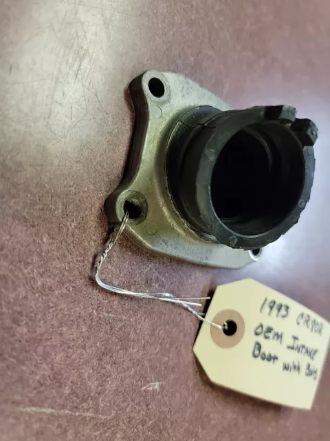 1993 Honda Cr80R Carburetor Intake Boot With Bolts Oem Part 3