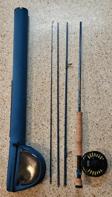 REDINGTON CROSS WATER 9 ft 8wt Fly Fishing Rod And Cross Water 7•8•9 ...