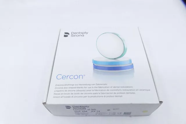 Dentsply Sirona Cercon XT  ML  Disk 98mm A2-14 Rohling  Zirkonoxid