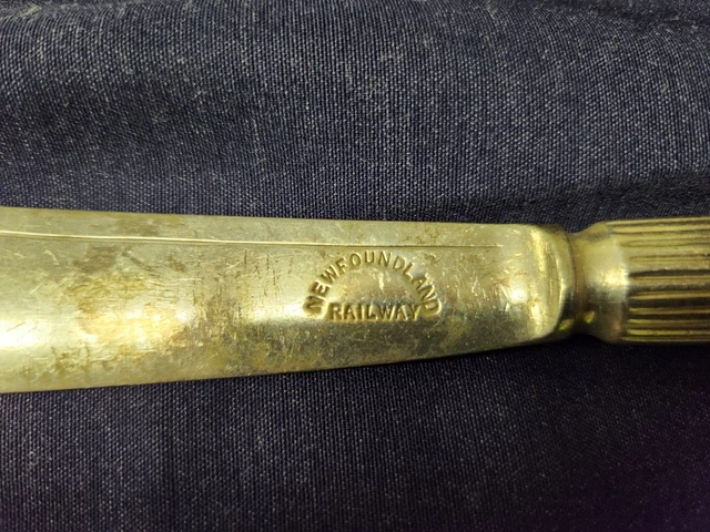Newfoundland Railway 1940s cutlery ** fork and knife 3