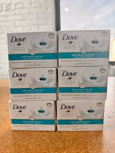 Dove Beauty Bar Antibacterial Skin Moisturizing Bar Soap 3.75 oz, Pack of 12