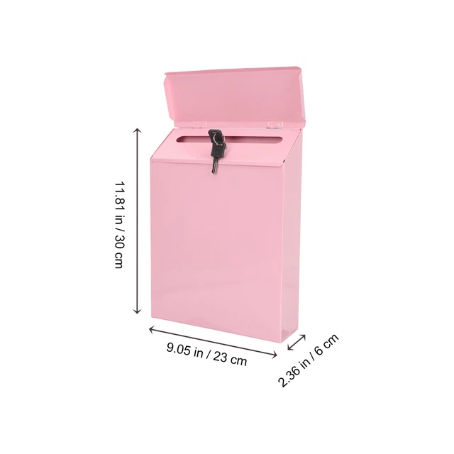 Key Drop Box Mailbox Lock Box Wall Mounted Mailboxes Suggestion Box 2