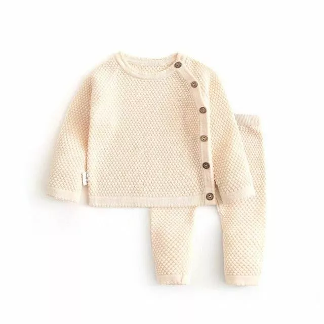 Bambino Maglione Abito Autunno Inverno Ragazza Maglia Set Caldo Abbigliamento 2