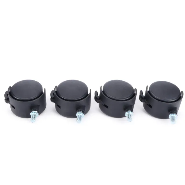 HG 4Pcs 2in Universal Casters With Brake Mute 360 Degree Rotating Wheels SL