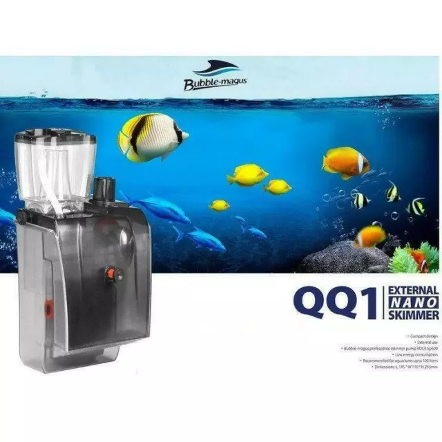 Bubble Magus Mini Nano Qq1 Hang On Back Protein Skimmer Usa 110V Aquarium Hob