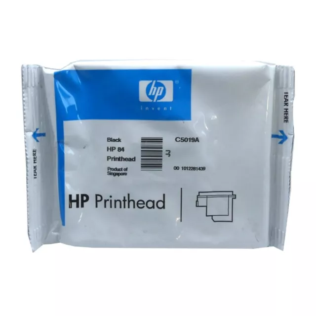 Original HP Tintendruckkopf 84 schwarz für Designjet 10 20 50 90 120 Blister