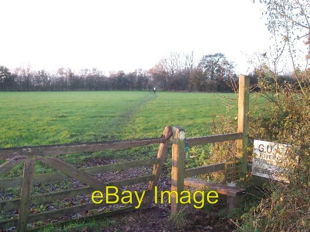 Photo 6x4 Path to the River Severn Near to Apperley but on the flood plai c2005