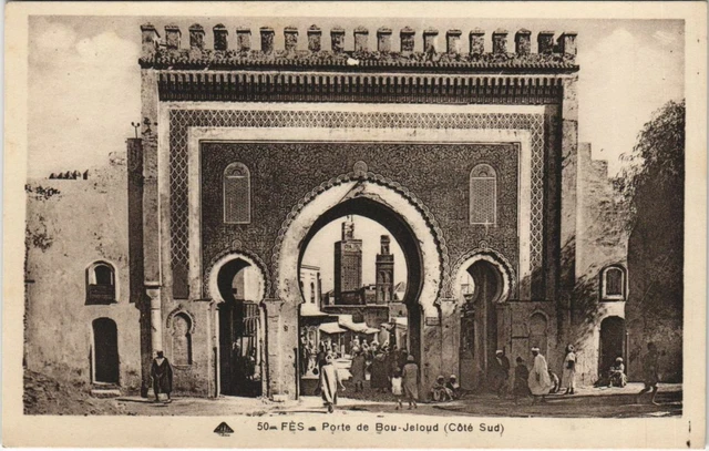CPA AK FEZ Porte de Bou-Jelous MAROC (23429)
