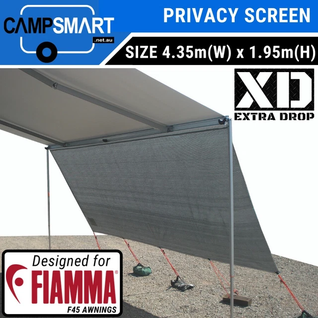 CAMPSMART XD 4.35M Caravan Privacy Screen for 4.5m Fiamma F45 F45s
