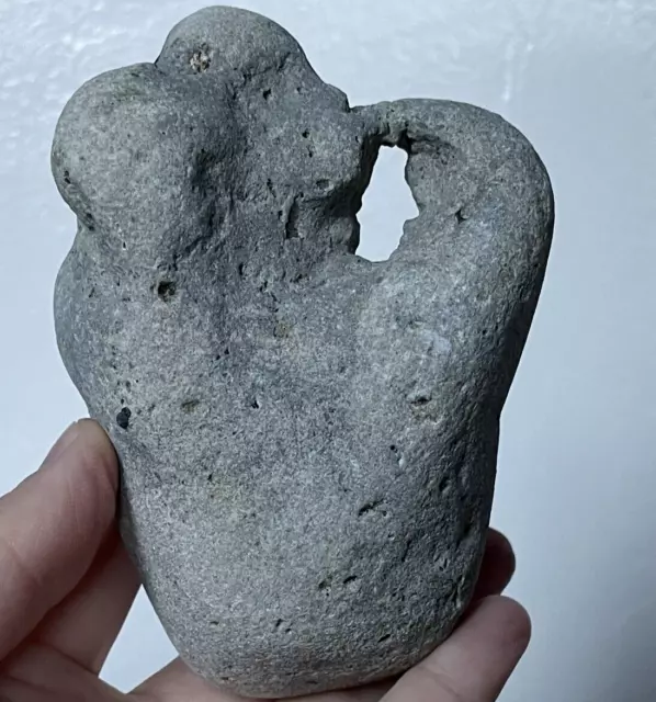 15 Oz Heart Shaped Holey Hag Stone Holy Holed Hollowed Rock Odin Adder Hex Fairy