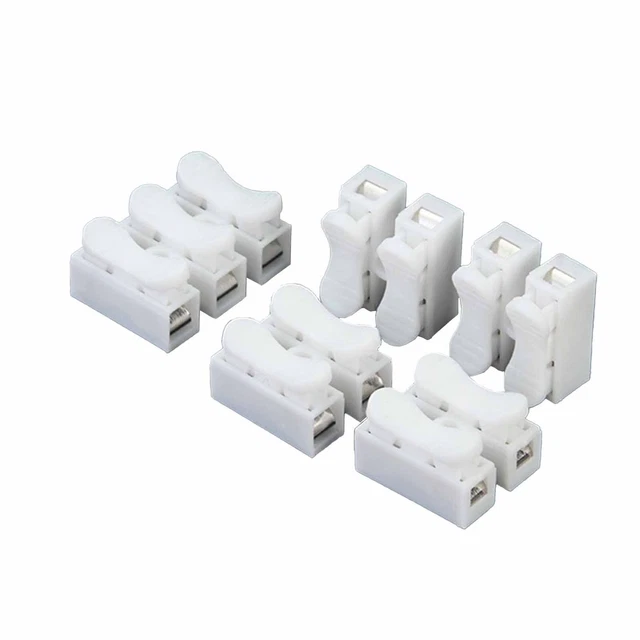 Connexion efficace des fils avec 60 pièces ensemble de bornes de connecteur de