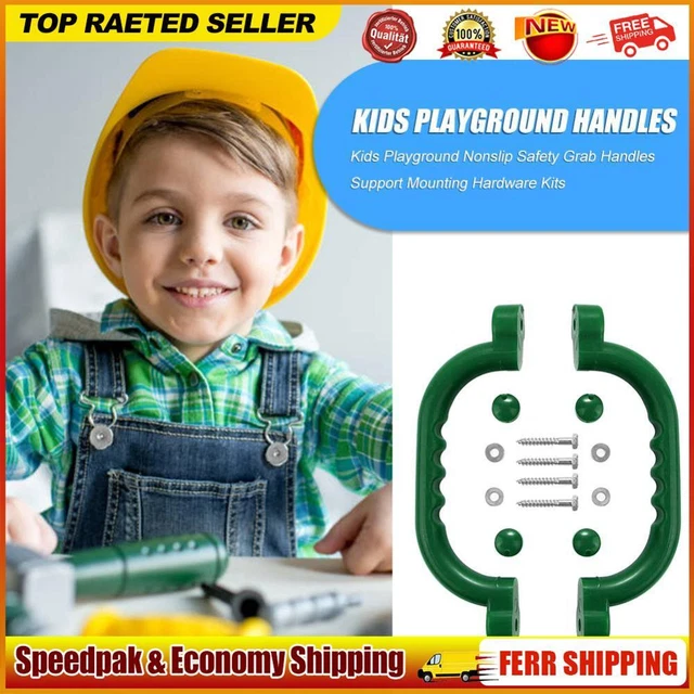 Rutschfeste Sicherheitshaltegriffe für Kinderspielplätze, Befestigungsmaterial (