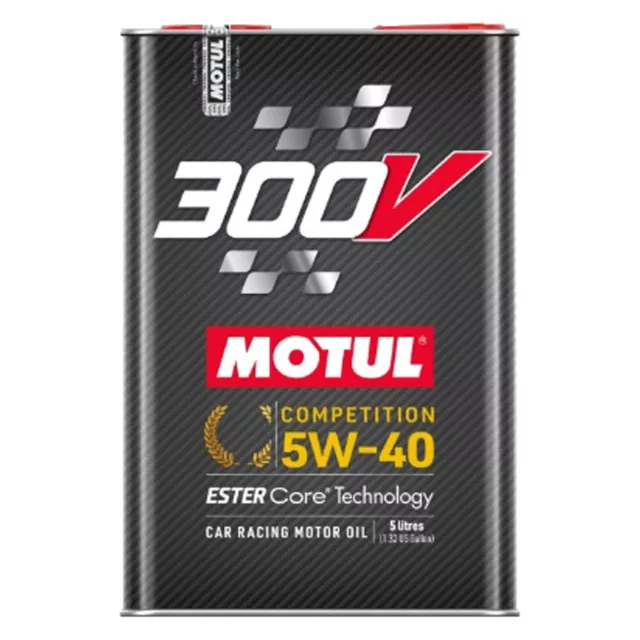 5L MOTUL 300V COMPETITION 5W-40 Motoröl Ester Core Rennsport Motorsportöl 110818