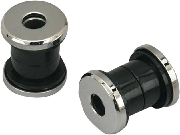 Wild 1 Handlebar Riser Standard Bushing Kit Black/Chrome #WO803 Harley Davidson