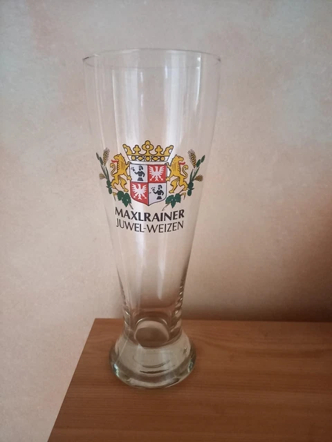 Verre à Bière Allemand 0,5L - Schlossbrauerei Grünbach - Weizenbierglas Vintage