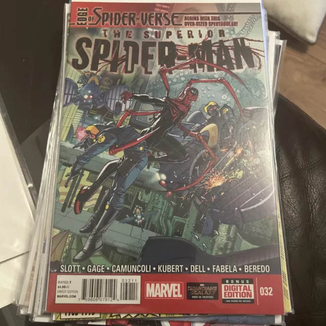Marvel Comics Superior Spiderman #32 Spiderverse 1st App Karn Spider Army