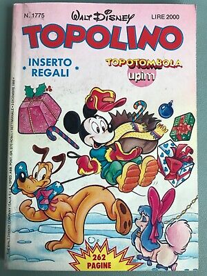 Topolino libretto n. 1775 del 3 Dicembre 1989 - Walt Disney Italia- Ottimo