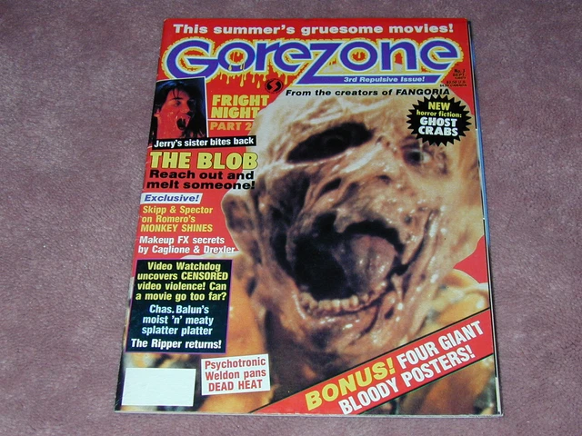 GOREZONE magazine # 3,  Free Shipping USA, Gore Zone
