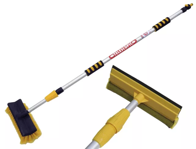 3M Telescopic Extending Water Fed Brush For Window, Van & Car Cleaning