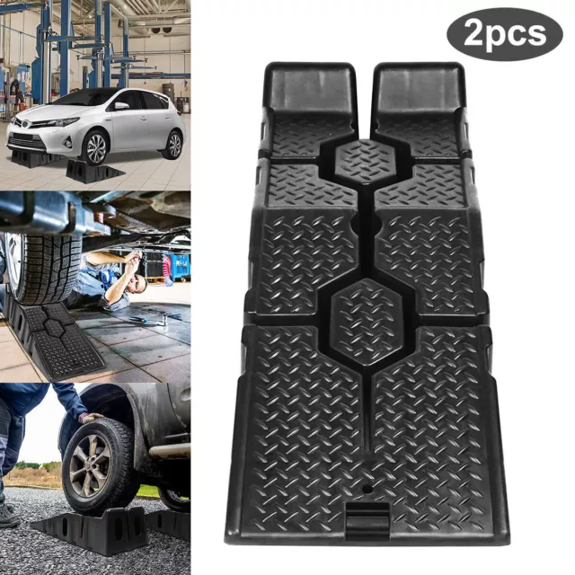 Car Ramps Heavy Duty Tire Ramps for Jack Support Automotive Low Profile Car Main