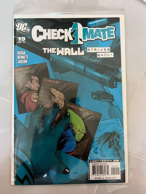 DC COMICS CHECKMATE #19 The Wall Strikes Back novembre 2007 Rucka ...