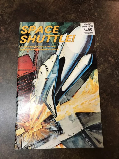 Vintage 1977 Space Shuttle NASA Tour Book Paperback Kennedy Space Center