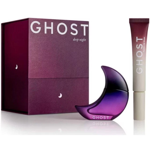 GHOST DEEP NIGHT Gift Set 10ml EDT Miniature Lip Oil