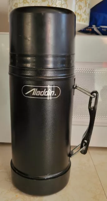 Original Aladdin Stanley Thermos 24 oz Wide Mouth / Vintage / Black