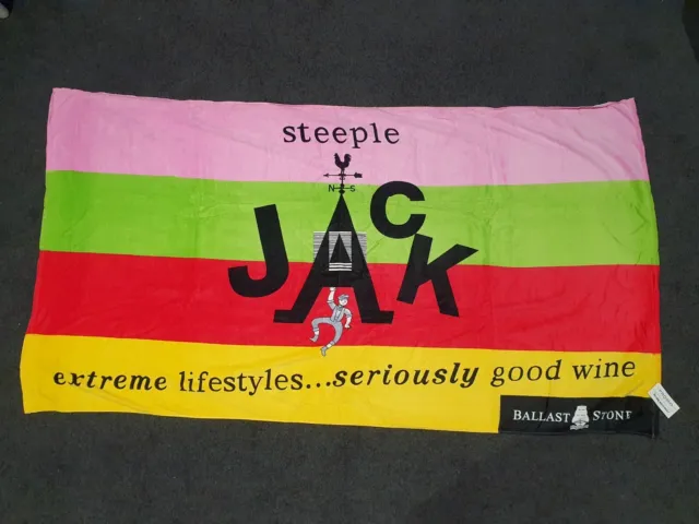 Steeple Jack Large Beach Towel - Ballast Stone Winery - Wine