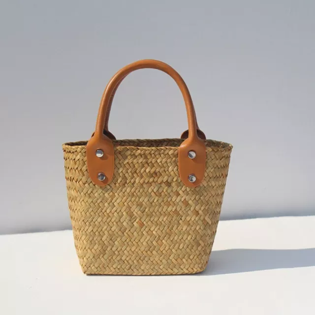 Large Capacity Straw Woven Bag Fashion Holiday Beach Bag  Women