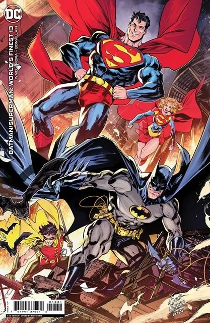 Batman Superman Worlds Finest #13 Cvr D Fico Ossio 1:25 Incentive Variant