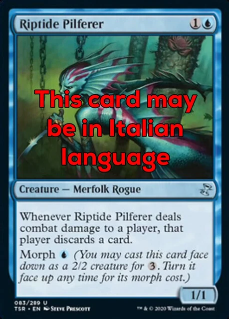 Riptide Pilferer 1x FOIL PLC MTG Planar Chaos Uncommon MINT blue Riptide Pilferer 1x FOIL PLC MTG Planar Chaos Uncommon MINT blue