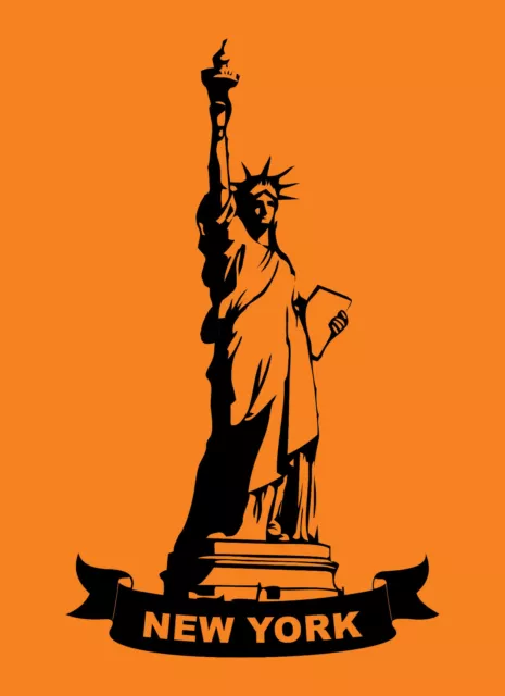 Wandtattoo Freiheitsstatue - Wand Tattoo Sticker Aufkleber New York-W4xx