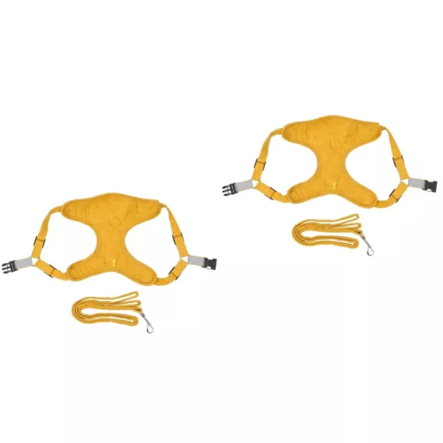 4 Pcs Haustier Geschirr Wildleder- Reisen Kleines Hundegeschirr Für