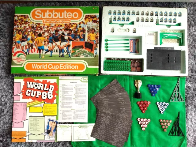 Subbuteo Mexico 86 World Cup Edition  - 8 Teams + Trophy