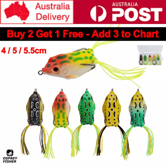 TOP WATER SOFT Lure Frog Lures Weights 7~5cm 14g Topwater Lure