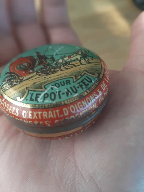 Ancienne Boîte En Tôle Poule Au Pot, Membre Du Jury Concours 1921 Strasbourg