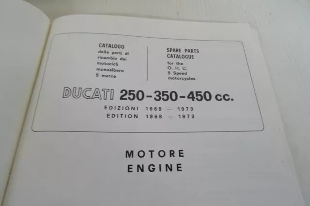 Catalogo ricambi Ducati 250 350 450 2