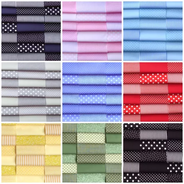 fabric patchwork squares cotton quilting craft 30 x 4" 5"  blenders basics B