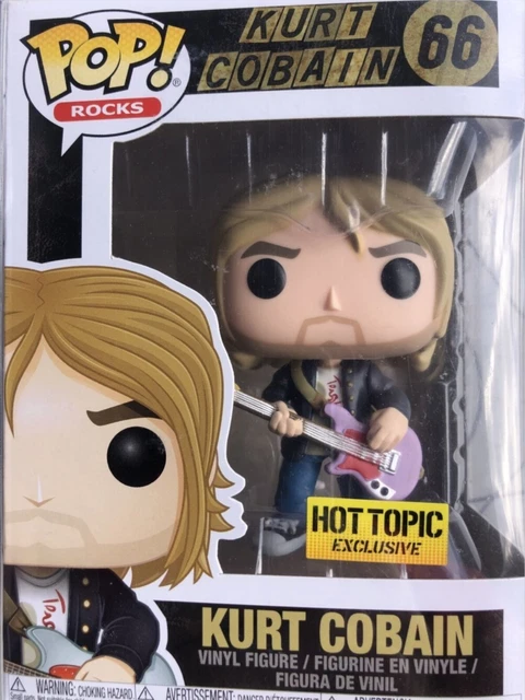 Funko POP! Rocks Musician 66# Kurt Cobain Exclusive Models Vinyl Action Figures