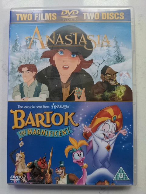 ANASTASIA / BARTOK The Magnificent - Dvd (2004, 2 Disc) Animated - Uk ...